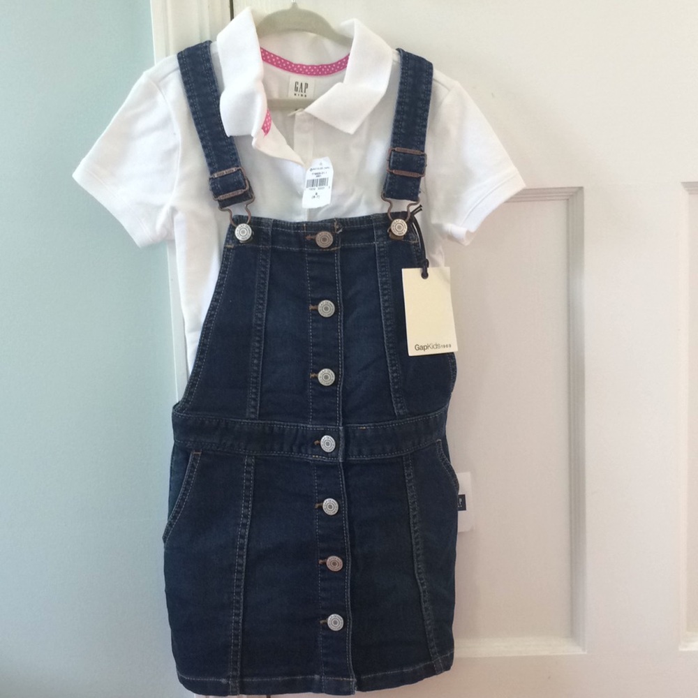 NWT Gap Kids Denim Jumper